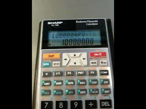 Sharp EL-738 Calculator