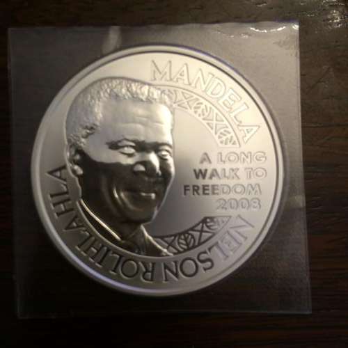 Nelson Mandela Long Walk to Freedom 1oz Silver