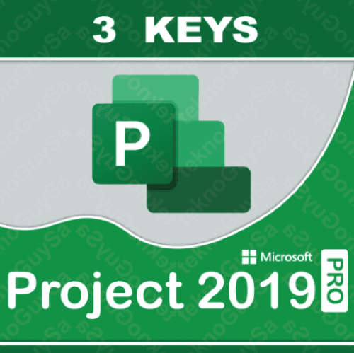 Microsoft Projects 2019 Pro Project 2019 Microsoft Project 2019 Pro - 3 x KEYS