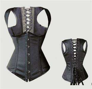 LEATHER UNDERBUST CORSET - 40