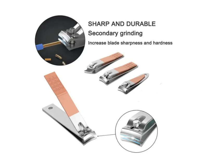 BUURRAAQ TRADING Nail Art Kit Personal Care Nail Clipper Kit Gift, 18 Pieces