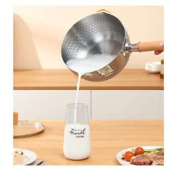 Stainless Steel Non-Stick Japanese Style Saucepan Milk Pot 22cm