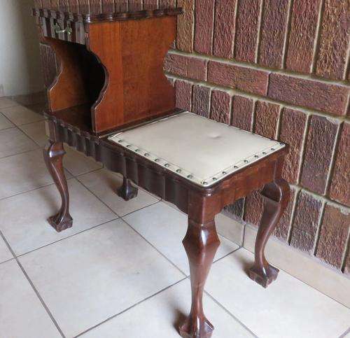 Telephone Bench Imbuia Ball & Claw