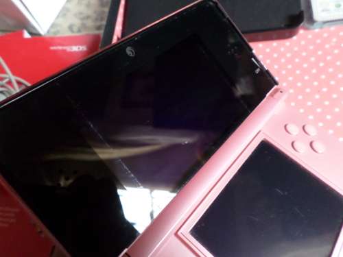 Nintendo 3DS Coral Pink with games and LOTS of accessories