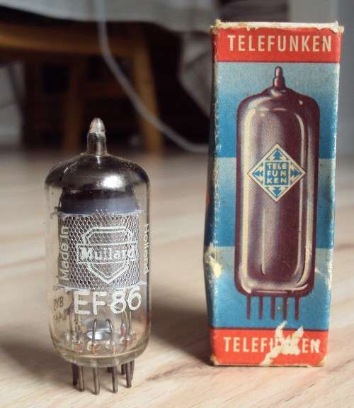 Valve - Mullard EF86 Audio Pentode (NOS)