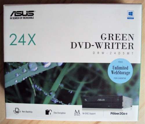 DVD writer by ASUS - 24 speed