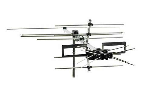 Ellies outdoor TV antenna for both VHF & UHF bands (vertical or horizontal polarisation)