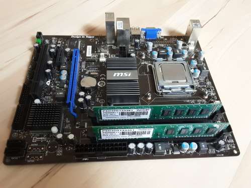 Motherboard Bundle - MSI G41 + Intel Core 2 Duo 2.4GHz + 4GB DDR3