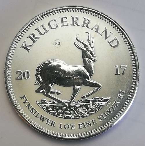 2017 silver Kruger rand 50th Anniversary First release