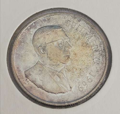 SA R1 Coin 1969 Suid-Afrika