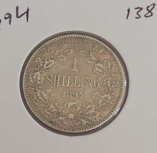 1894 SA ONE SHILLING