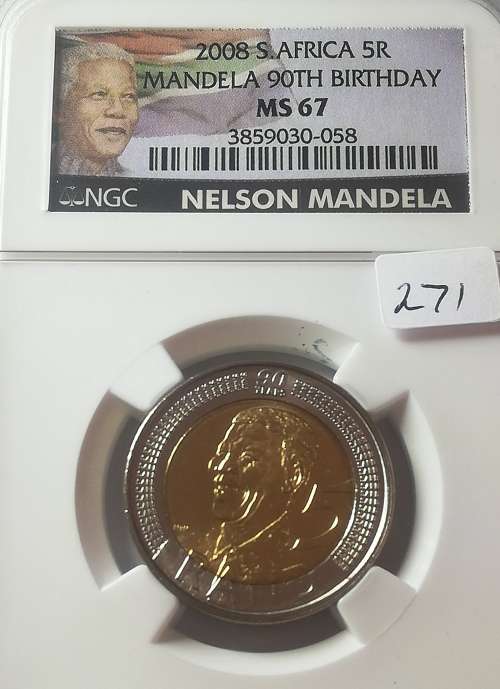 2008 Mandela 90th Birthday MS67