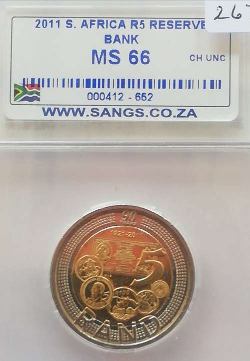 2011 R5 Reserve Bank MS66