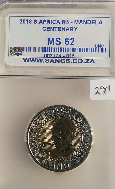 2018 Mandela Centenary MS 62