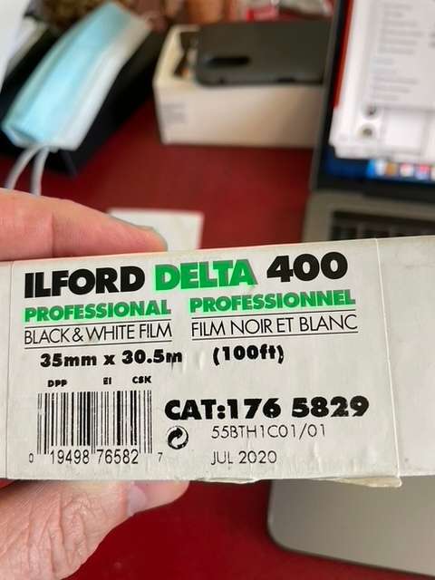 Ilford Delta 400 Professional Black and White 35mm bulk roll (100 ft)