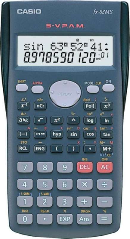 Casio FX-82MS Scientific Calculator with 2-line display