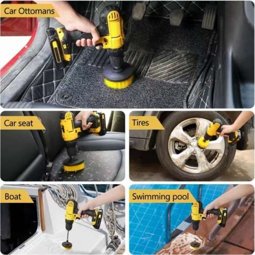 multifunctional electric cleaning brush electric drill