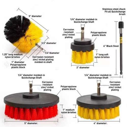 multifunctional electric cleaning brush electric drill