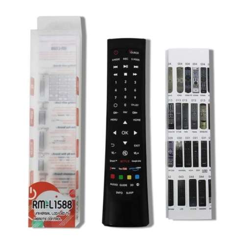 universal tv remote LG/Samsung/Sony can be used Everything else needs to be set
