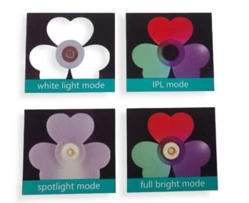 RGB+white clover dimmable ambient light with E27 base 50W