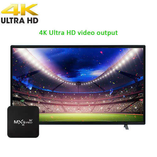 MXQ Pro 4K Ultra HD 64 Bit Wifi Android 7.1 Quad Core Smart TV Set Top Box Media Player