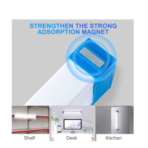 50CM LED Lithium Battery Portable Camping Light Tent Light USB Rechargeable Magnetic Suction Light