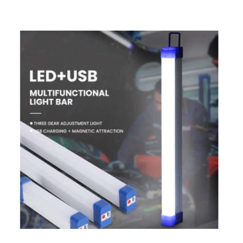 50CM LED Lithium Battery Portable Camping Light Tent Light USB Rechargeable Magnetic Suction Light