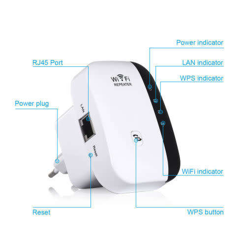 WIFI Wireless-N Router Signal Amplifier Network Repeater