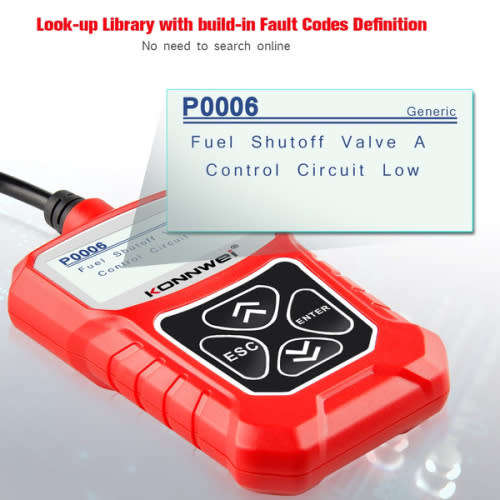 KW 310 OBD2 Car Diagnostic Scanner Code Reader Universal OBD Car Diagnostic Tool