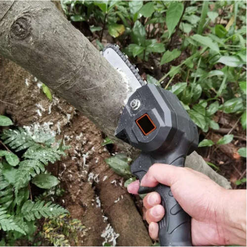24V Mini Lithium Battery Rechargeable Electric Chainsaw Outdoor Logging Chainsaw