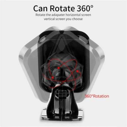 360-Degree Swivel Dashboard Magnetic Phone Holder Without Blocking The Line Of Sight