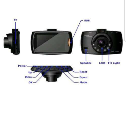 1080P Portable Car Camera Voice Camera HD DVR Sports 2.4 Inch