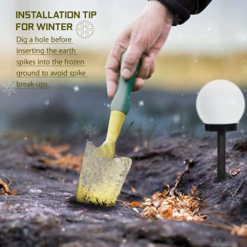 Solar Outdoor Patio Lights, Lawn Landscape Lights, 4-Pack