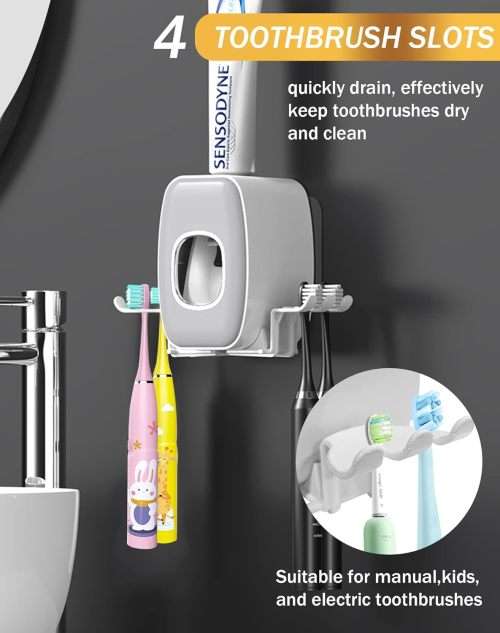 Multifunctional Toothbrush Holder