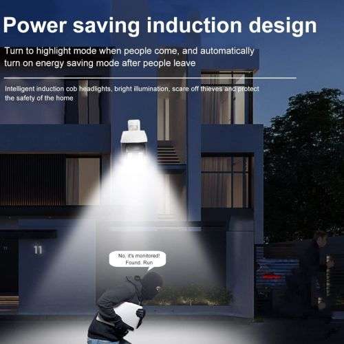 66LEDSolar Powered Dummy Fake Security Camera LED Light Outdoor Surveillance CCTV Cam