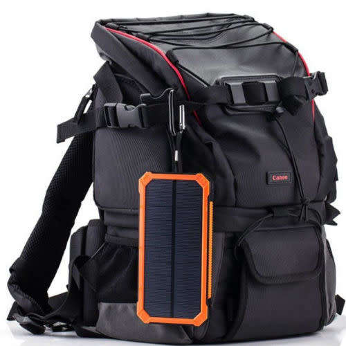 Portable Solar Charger Dual USB Cell Phone Battery Power Bank