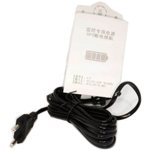Mini UPS Battery Backup Uninterruptible Power Supply for Wifi Router Wall Mount Backup Power Adapter