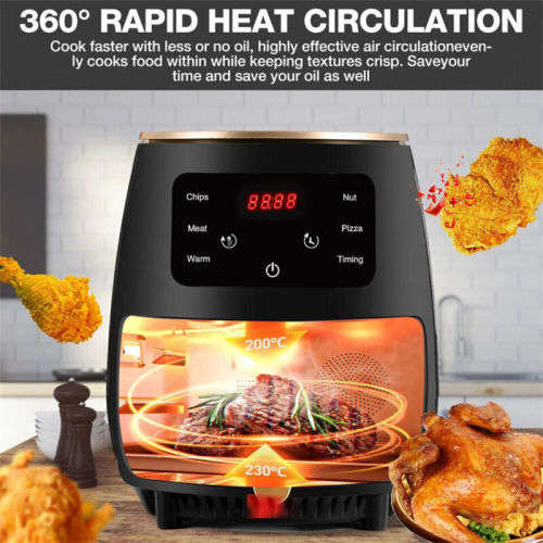 4.5L Digital Display Air Fryer Fast Healthy Cooker Oven Food Frying Non-Stick