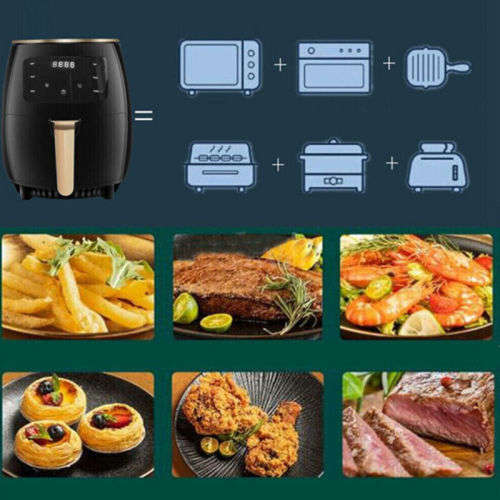 4.5L Digital Display Air Fryer Fast Healthy Cooker Oven Food Frying Non-Stick