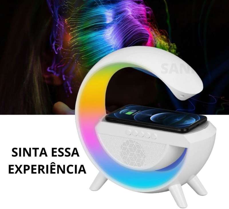AE-8 RGB Desk Lamp Bluetooth Speaker Wireless Charger
