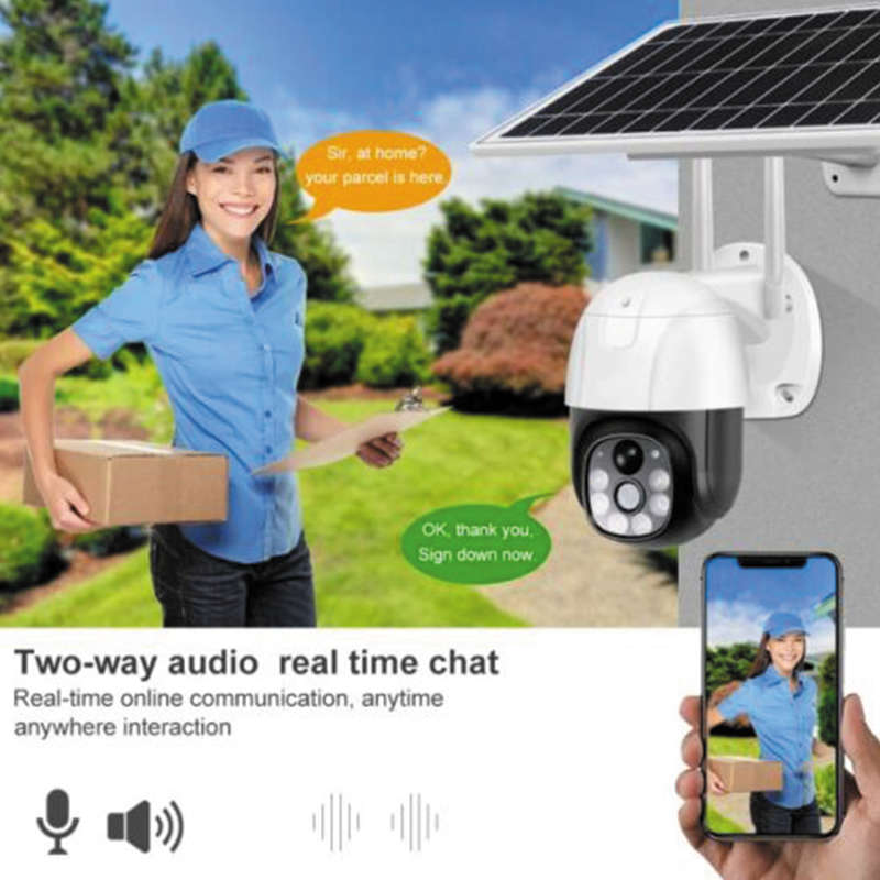 VRT-VC9-G IP66 Outdoor Water Proof Solar 4G Smart Surveillance Camera V380 Pro App