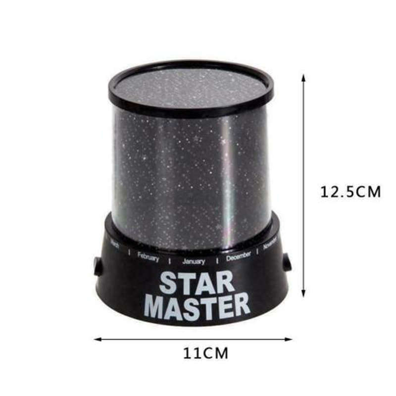 Cylindrical Galaxy Starry Sky Projector Lamp LED Night Light for Kids - Tianxing Main Light