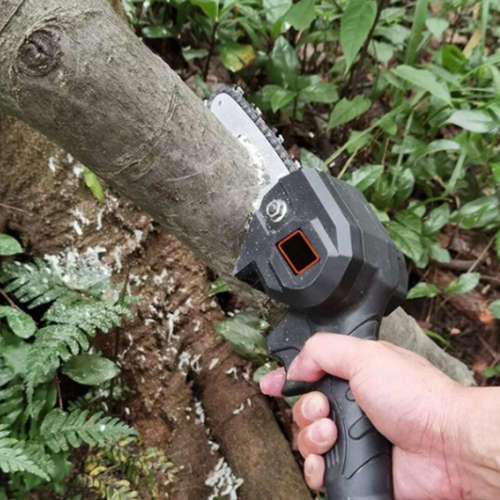 48V Mini Lithium Battery Rechargeable Electric Chainsaw Outdoor Logging Chainsaw