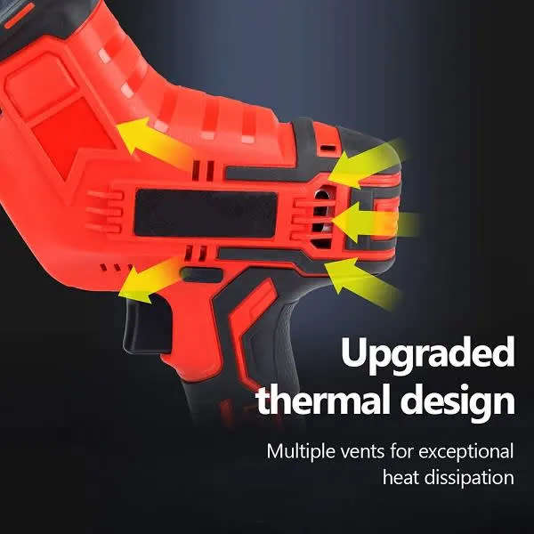 Rechargeable And Portable Cordless Reciprocating Saw With 2 Lithium Batteries