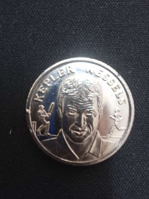 Shoprite Checkers Kepler Wessels collector s cricket coin