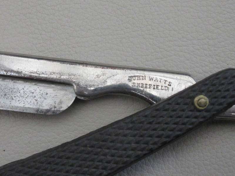John Watts Sheffield England Cutthroat Razor