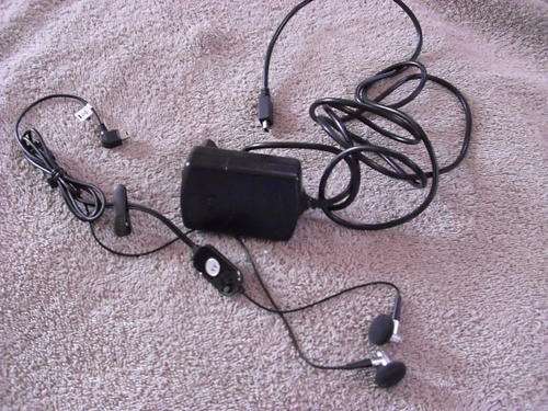 Motorola charger & earphones