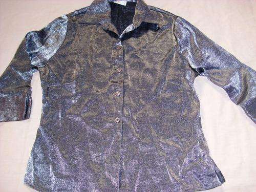 Silver evening top