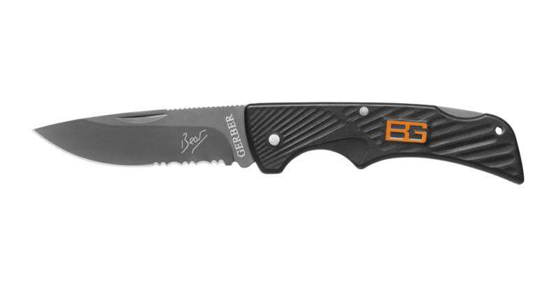 GERBER COMPACT SCOUT FOLDING KNIFE - BEAR GRYLLS Lock Knife