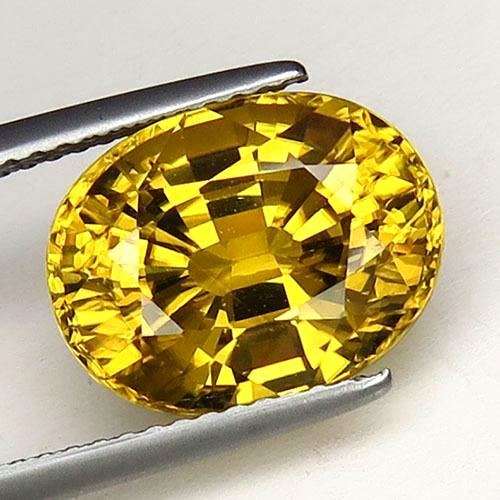 HPJ CONNOISSEURS PORTFOLIO: WORLD CLASS HUGE 9.04 CARAT VVS IMPERIAL GOLD CAMBODIAN ZIRCON